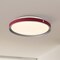 Nuvo Bandon, 20 Inch LED Flush Mount, Gray with Red Wrap, Acrylic Lens 62/3012 - alternate 6